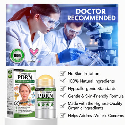 InnoMedix® 🧬𝑷𝑫𝑹𝑵 𝑨𝒏𝒕𝒊-𝑨𝒈𝒊𝒏𝒈 & 𝑻𝒂𝒓𝒈𝒆𝒕𝒆𝒅 𝑺𝒌𝒊𝒏 𝑹𝒆𝒏𝒆𝒘𝒂𝒍 𝑺𝒕𝒊𝒄𝒌 (𝑯𝒆𝒍𝒑𝒔 𝒗𝒊𝒔𝒊𝒃𝒍𝒚 𝒔𝒎𝒐𝒐𝒕𝒉 𝒘𝒓𝒊𝒏𝒌𝒍𝒆𝒔, 𝒔𝒖𝒑𝒑𝒐𝒓𝒕𝒔 𝒂 𝒇𝒊𝒓𝒎𝒆𝒓-𝒍𝒐𝒐𝒌𝒊𝒏𝒈 𝒔𝒌𝒊𝒏 𝒂𝒑𝒑𝒆𝒂𝒓𝒂𝒏𝒄𝒆 & 𝒊𝒎𝒑𝒓𝒐𝒗𝒆𝒔 𝒕𝒉𝒆 𝒂𝒑𝒑𝒆𝒂𝒓𝒂𝒏𝒄𝒆 𝒐𝒇 𝒗𝒊𝒔𝒊𝒃𝒍𝒆 𝒔𝒌𝒊𝒏 𝒔𝒑𝒐𝒕𝒔)