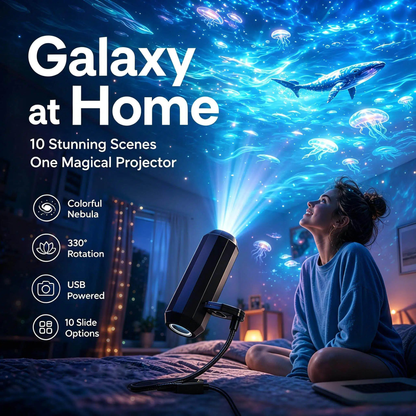 Comaguo® Night Light Projector - Smart Holographic Star Projector